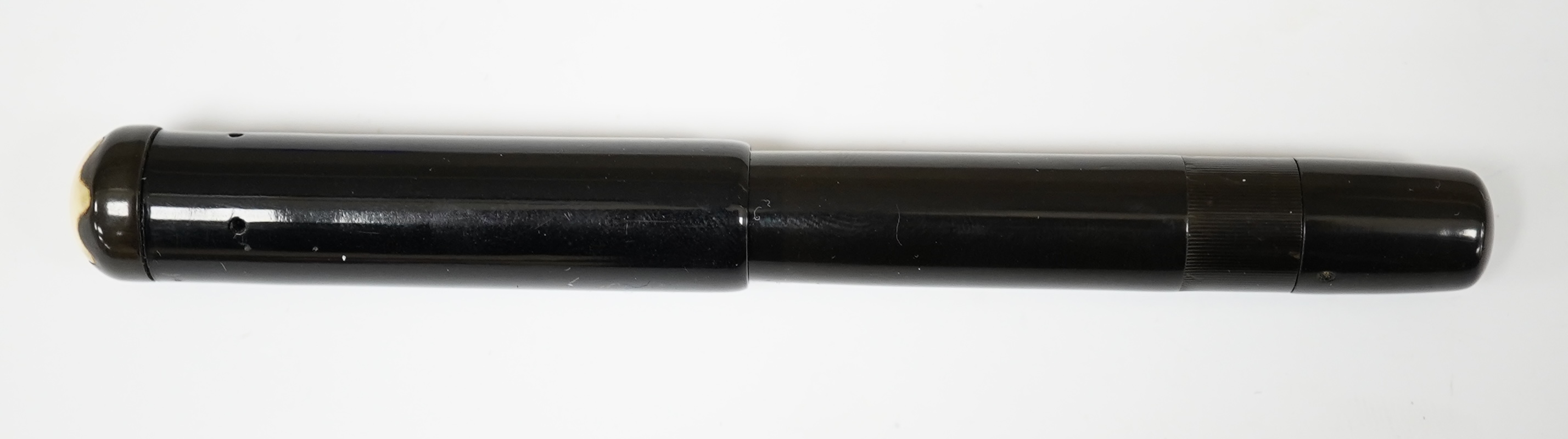 A Montblanc safety fountain pen, appears in good order